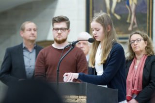 Zwei Schüler und zwei Lehrer berichten von ihren Erfahrungen mit Abschieden und Neuanfängen. Foto: SMMP/Ulrich Bock
