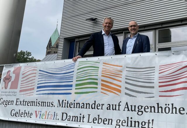 Christian Wulf zu Besuch an der Engelsburg