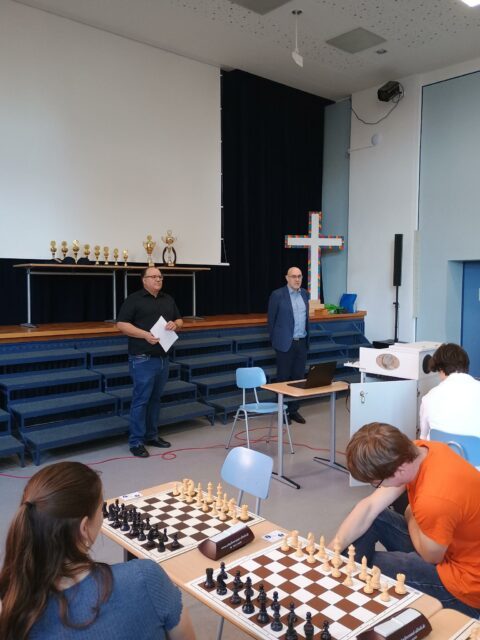 Schach Open 2026 Begrüßung A. Schäfer und T. Prinz