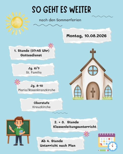Schulgottesdienst nach den Sommerferien_2026